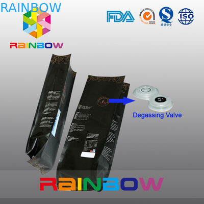 Подгонянные мешок кофе алюминиевой фольги конструкции/мешок кофе Gusset 5lb стороны с клапаном