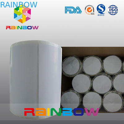 Втулка сокращения прямоугольника равнины крена белой/пустой бумаги никакой печати обозначает изготовленный на заказ размер