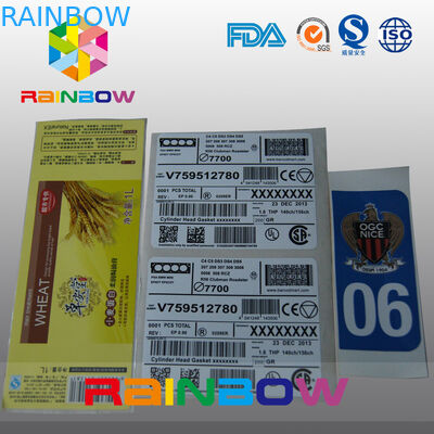 Подгонянные курьерские ярлыки/ярлыки втулки сокращения стикера для мешка, коробки, карточки