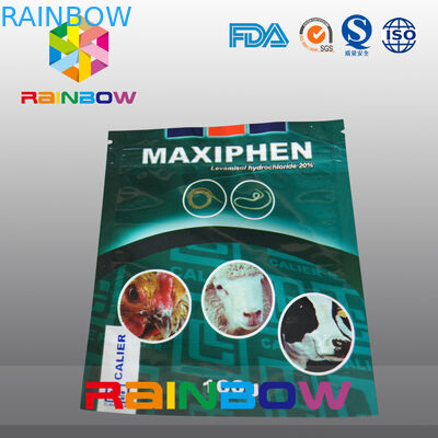 Молочная корова мешка еды любимчика алюминиевой фольги стоит вверх упаковка еды