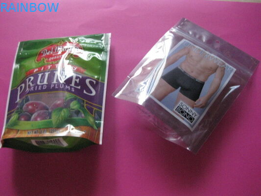 Пластичный стоьте вверх одежды печатания застежки -молнии мешок изготовленной на заказ упаковывая для Underware