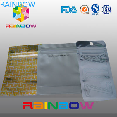 Стоьте вверх мешок застежки -молнии для чая, пластичных мешков упаковывая нижние мешки и ручку Gusset