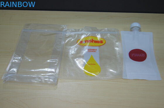 Resealable напечатанное качество еды стоит вверх Ziplock таможня мешков Spout стороны еды младенца