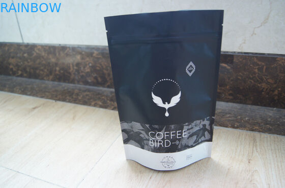 Прокатанные штейновые черные пакетики чая упаковывая мешки кофе алюминиевой фольги