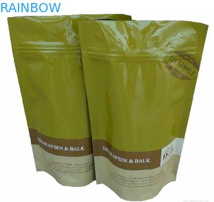 Качество еды стоит вверх полиэтиленовый пакет алюминиевой фольги для чая упаковывая с верхней частью застежки -молнии