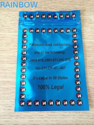 Жара 3 сторон - загерметизированная травяная алюминиевая фольга ладана кладет в мешки с застежкой -молнией