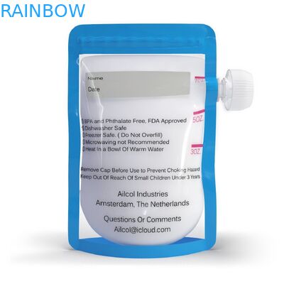 Прокатанные материальные бортовые Spout/мешок Spout упаковывая/стоят вверх мешок для сока