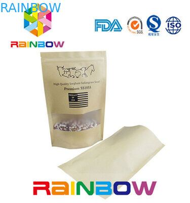 Плоское дно Брайн подгоняло бумажные мешки/мешок корабля бумажный с застежкой -молнией