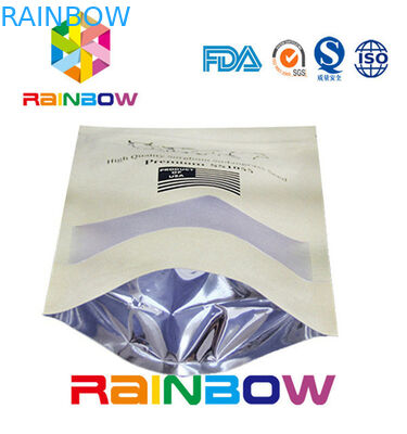 Плоское дно Брайн подгоняло бумажные мешки/мешок корабля бумажный с застежкой -молнией