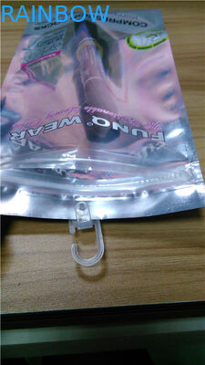 Подгонянные простые ясные стоят вверх сумки замка застежка-молнии алюминиевой фольги мешков пустые