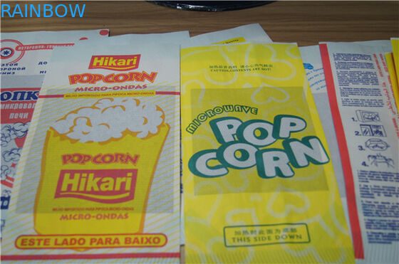 Верхняя часть бумажных мешков дна качества еды плоская подгонянная Брайном открытая для заедк