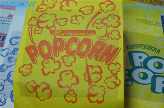 Верхняя часть бумажных мешков дна качества еды плоская подгонянная Брайном открытая для заедк