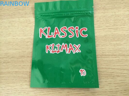 Повторно использованная прокатанная упаковка алюминиевой фольги травяная - сумка Зиплок Мылар ладана