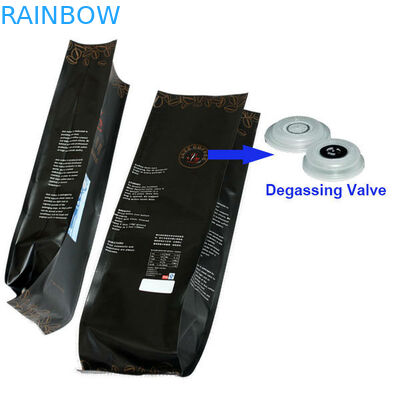 Мешок алюминиевой фольги упаковывая сумку кофе бортового уплотнения квадрацикла Гуссет упаковывая с клапаном