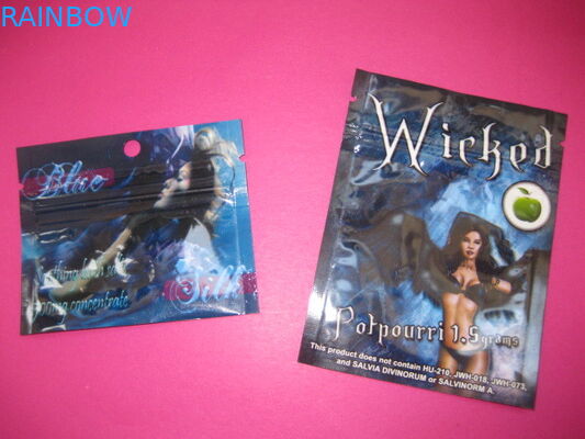 Рециркулированные мешки хранения Mylar мешка сигары застежки -молнии мешка фольги упаковывая