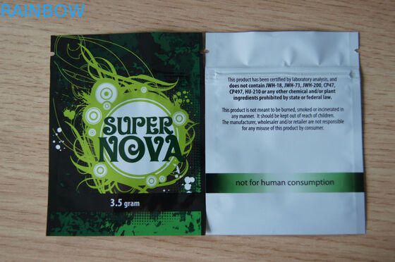 3 загерметизированная сторонами сумка застежка-молнии мешка алюминиевой фольги упаковывая прокатанная замком для еды