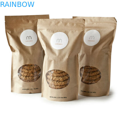 Прокатанные алюминием мешки хранения еды Mylar, стоят вверх бумажные мешки