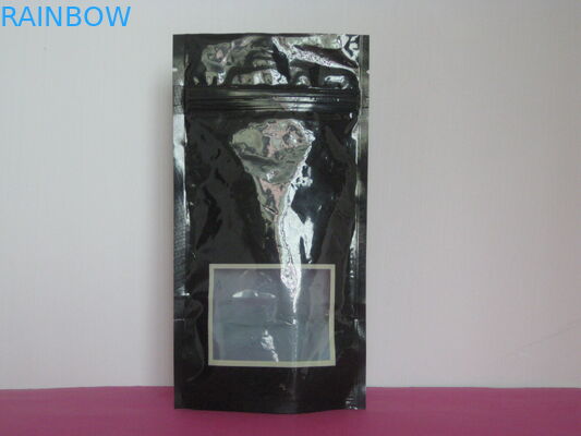 Recyclable прокатанный упаковывать мешка алюминиевой фольги стоит вверх мешок Matt Mylar с окном