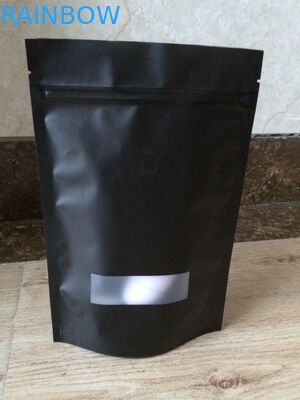 Recyclable прокатанный упаковывать мешка алюминиевой фольги стоит вверх мешок Matt Mylar с окном