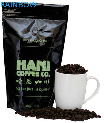 Чай кофе стоит вверх мешок алюминиевой фольги упаковывая сумку 250г 500г Крафт Зиплок