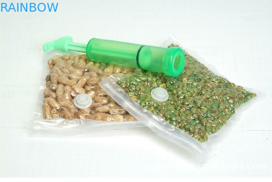 Ламинированные 3-сторонние вакуумные насосные воздушные пакеты пищевые вакуумные уплотнительные пакеты для рыб / овощей