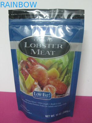 Ресеалабле пластиковая упаковка мешка фольги стоит вверх сумки прокатанные алюминиевой фольгой Зиплок