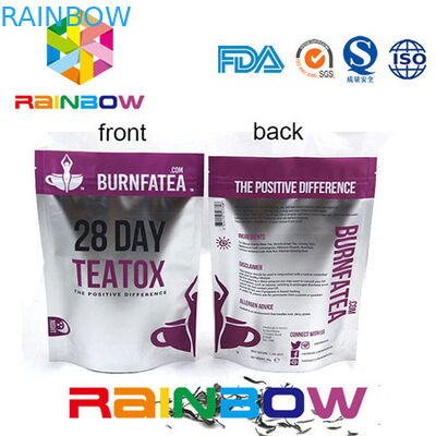 Мешок алюминиевой фольги мешка бортового Gusseted чая бумаги Kraft пакета Doy упаковывая пластичный Ziplock