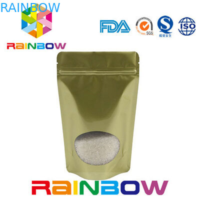 подгонянные напечатанные мешки алюминиевой фольги упаковывая с ziplock и ясным окном