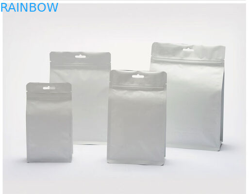 Мешок заедк бумаги Kraft застежки -молнии Mylar упаковывая с ясным окном для кофейного зерна/печенья