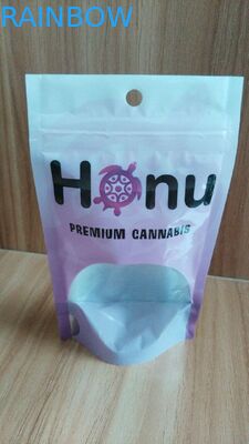 Изготовленной на заказ нижней мешки Mylar Gusset прокатанные алюминиевой фольгой Ziplock с ясным окном