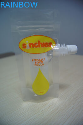 Многоразовый водоустойчивый упаковывать мешка Spout стоит вверх Ziplock мешок еды младенца с Spout