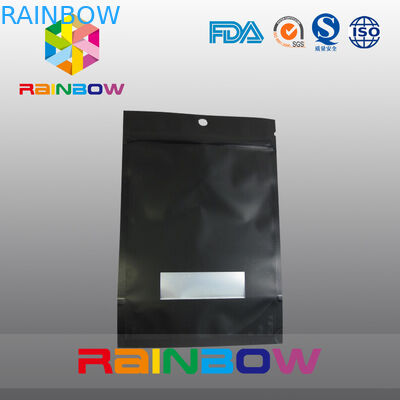 Подгонянная алюминиевая фольга 2oz выровняла черный Matt стоит вверх мешок кофе с клапаном