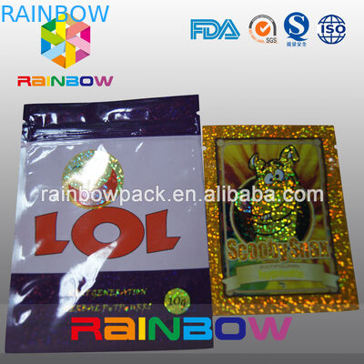 Подгонянный травяной упаковывать ладана 4g/10g/Ziplock Potpourri кладут в мешки