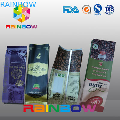 пакетики чая алюминиевой фольги 250g упаковывая бортовые мешки кофе gusset
