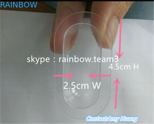 Многоразовый маленький пластиковый контейнер для сексуальных таблеток / бутылка в форме капсулы с металлической круглой крышкой