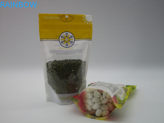 Метка частного назначения стоит вверх мешок молнии, алюминиевая фольга упаковки еды закуски