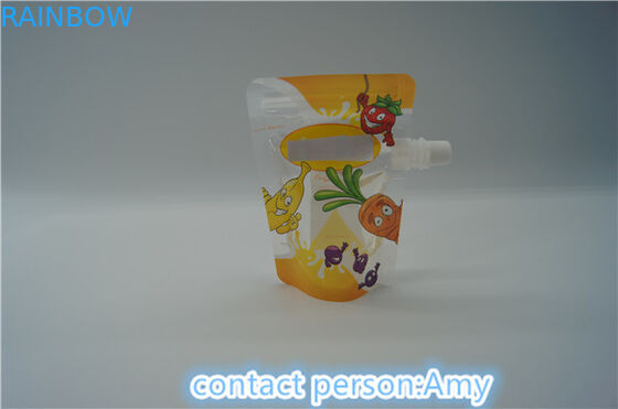 Эко мешка Споут печатания замка застежка-молнии сока УПРАВЛЕНИЯ ПО САНИТАРНОМУ НАДЗОРУ ЗА КАЧЕСТВОМ ПИЩЕВЫХ ПРОДУКТОВ И МЕДИКАМЕНТОВ упаковывая дружелюбное