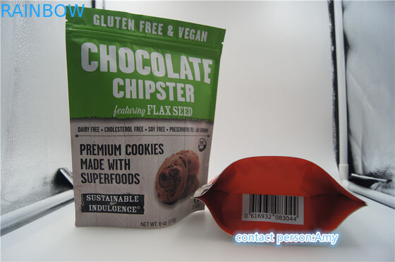 печенье шоколада 2017 новых дизайнов выдвиженческое упаковывая мешок сыра баг/10оз с молнией