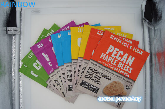 Пластиковая упаковка еды закуски кладет в мешки/саше для печений, мешок сыра 10оз с молнией