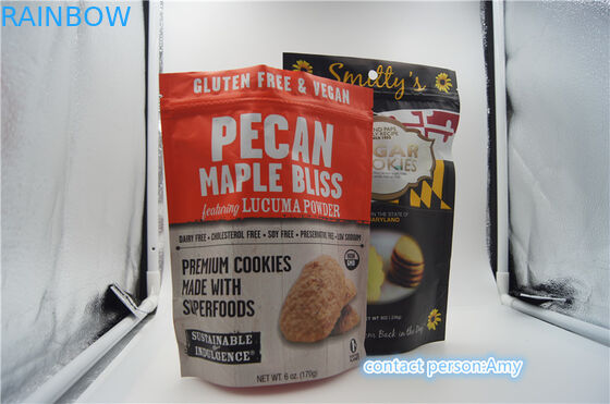 Пластиковая упаковка еды закуски кладет в мешки/саше для печений, мешок сыра 10оз с молнией