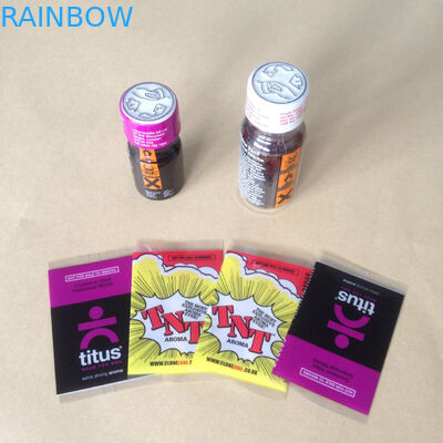 Выполненные на заказ ярлыки рукава сокращения пвк для стикеров бутылки упаковывая