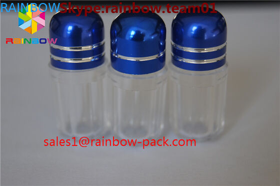 Бутылки медицины небольшого секса пустые с крышкой фольги алиминум, кожухом раковины пули