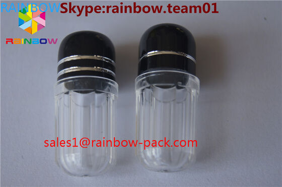 пластиковый член контейнеров капсул бутылок таблетки для продажи сформировал контейнеры капсулы бутылки голубые шестиугольные и восьмиугольную форму