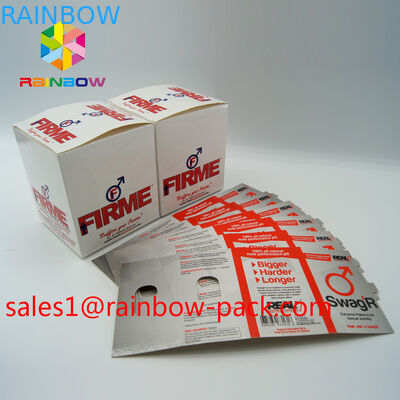 Таблетки повышения секса коробки дисплея черной мамбы упаковывая карту 3Д производят эффект таблетка секса