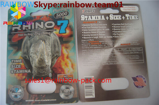 Таблетки секса карты 3д таблетки 3Д секса раскрытия утеса карт черной мамбы 3Д твердые упаковывая упаковывая карту таблетки секса бумажной карты 3Д