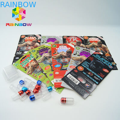 небольшие бутылки планшетов женского секса с металлом покрывают бутылку капсулы таблетки секса упаковывая с напечатанной упаковкой капсулы секса крышки