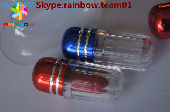 Пластиковый контейнер капсулы секс- таблетки бутылка с металлической капсулы капсулы формы контейнер оптом бутылки таблеток таблеток капсулы