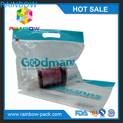 Подгонянная напечатанная логотипом плода слайдера сумок доказательства запаха сумки сумка изготовленного на заказ зиплок упаковывая с отверстием ханге