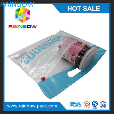 Подгонянная напечатанная логотипом плода слайдера сумок доказательства запаха сумки сумка изготовленного на заказ зиплок упаковывая с отверстием ханге