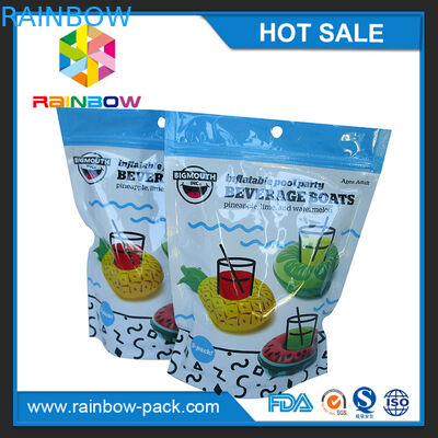 зиплок фольги черноты сумки алюминиевой фольги изготовленного на заказ доказательства запаха сумки мылар доказательства запаха ресеалабле алюминиевого зиплок большого зиплок